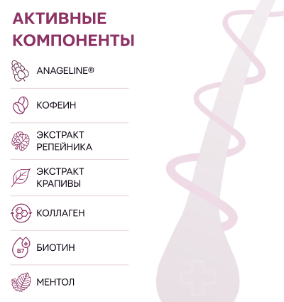Активные компоненты шампуня от выпадения волос Селенцин Hair Therapy