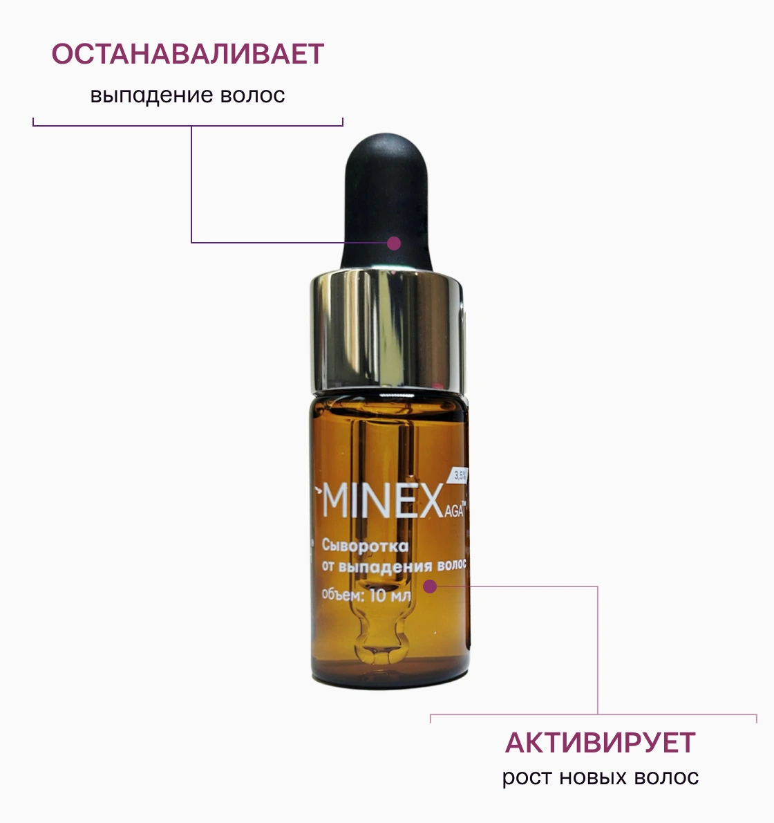 Действие сыворотки от выпадения волос Hair Therapy