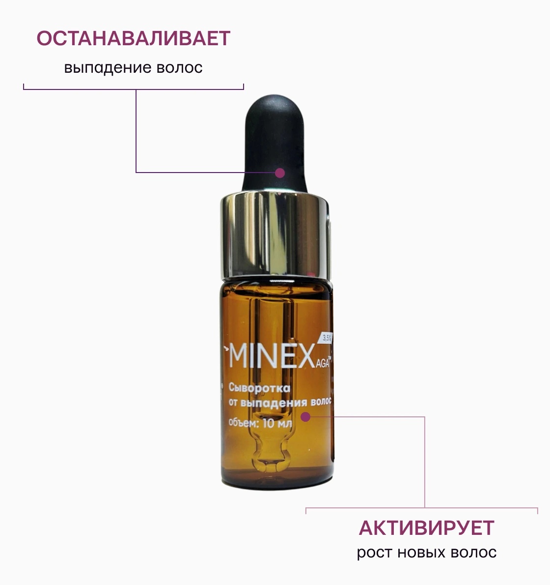 Действие сыворотки от выпадения волос Hair Therapy